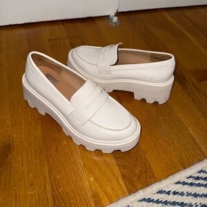 Dolce Vita White Loafers